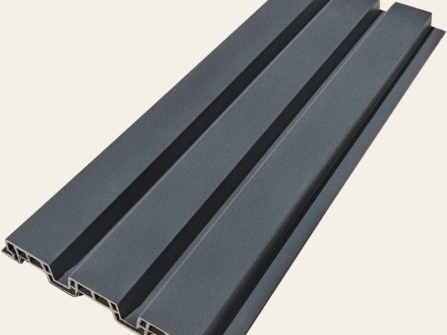 USPC cladding plank in a charcoal finish