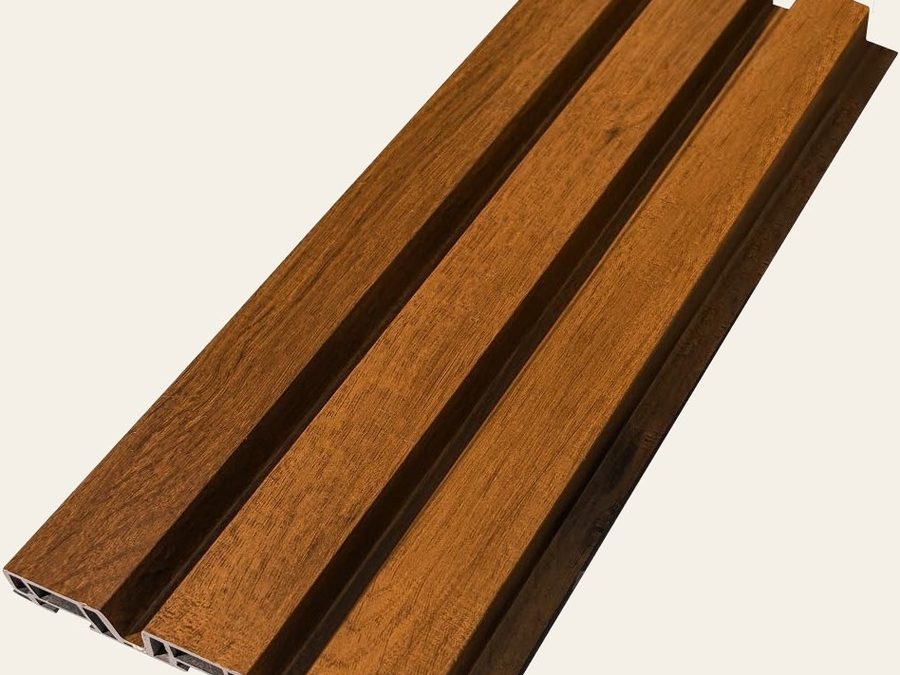USPC exterior cladding plank in golden oak