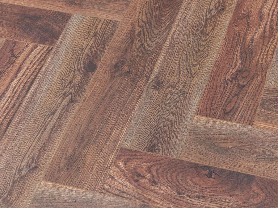 Herringbone Collection laminate in French oak