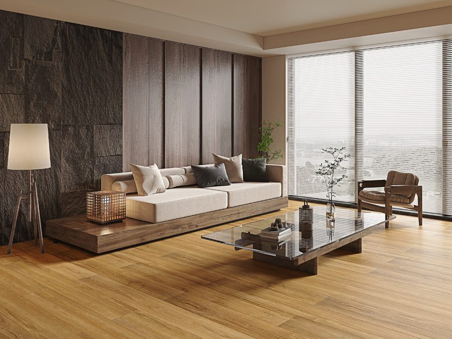Immenso hybrid laminate in a living room