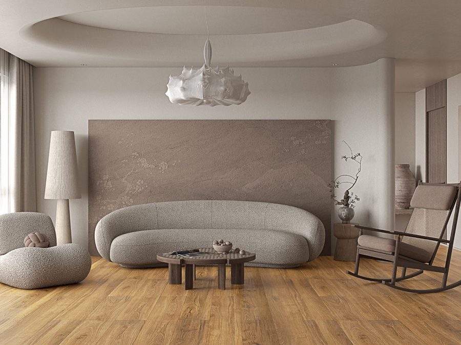 Immenso hybrid laminate in a bedroom