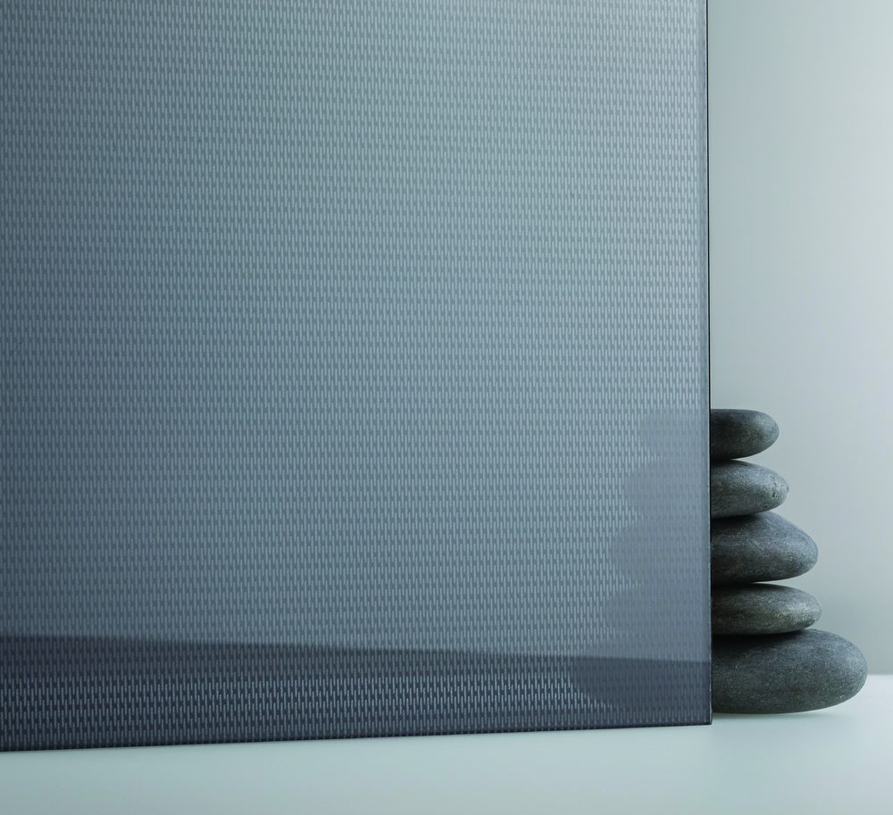 ViviTela mesh glass with an Overlay weave in nickel silver
