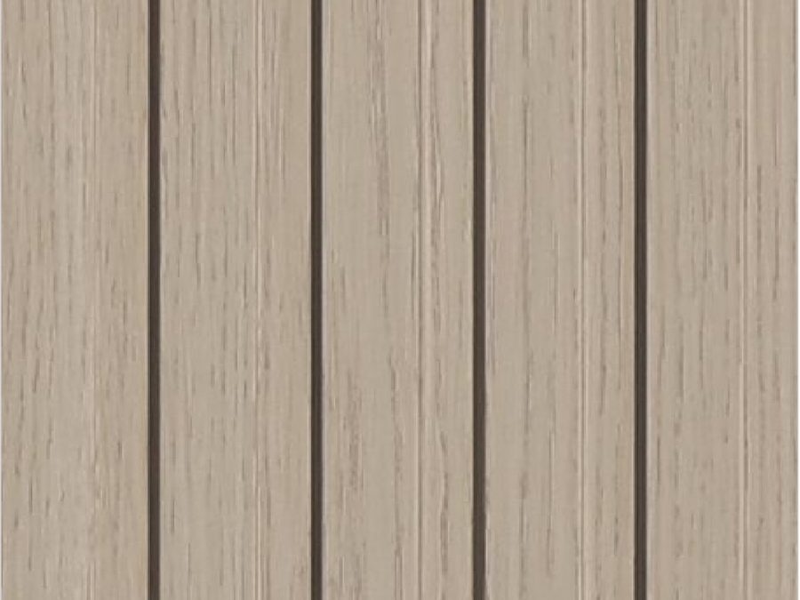 Groove in Wood panelling in a grey wash