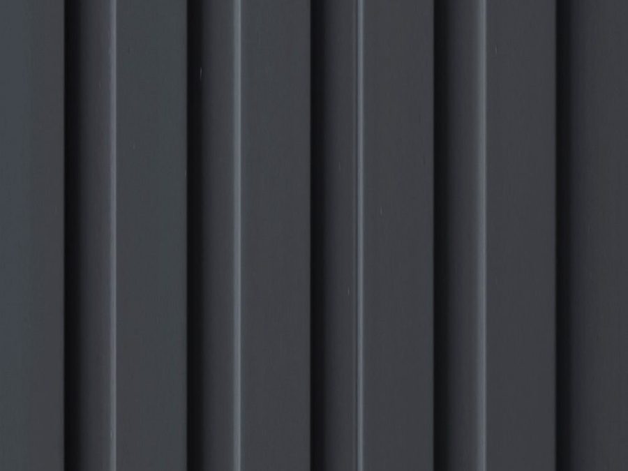 Snazzy bamboo louvres in a dark finish