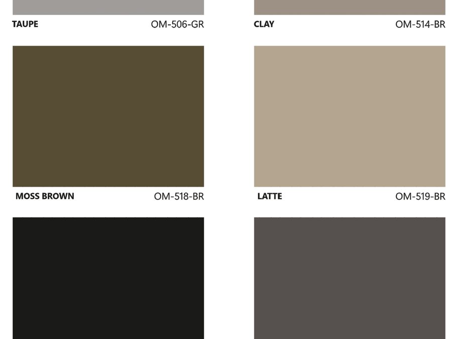 Super Matt laminate shades in neutrals