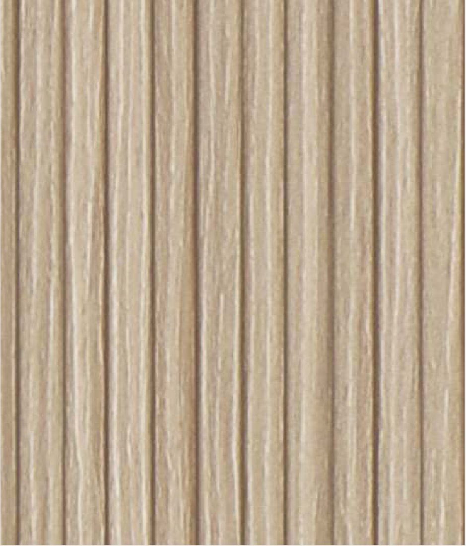 Woodvents Louvres fluted profile in a timber finish